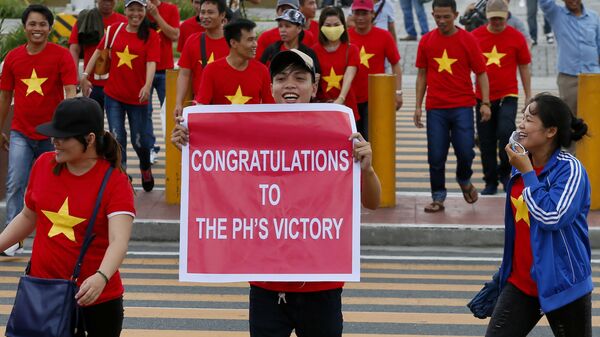 Các kiều dân người Việt trong  cuộc biểu tình ở Manila - Sputnik Việt Nam
