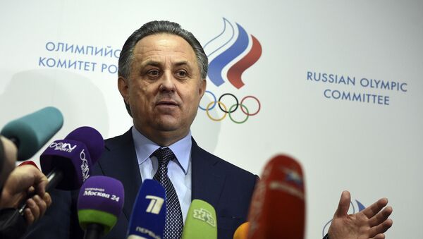 Bộ trưởng Bộ Thể thao Liên bang Nga, ông Vitaly Mutko - Sputnik Việt Nam
