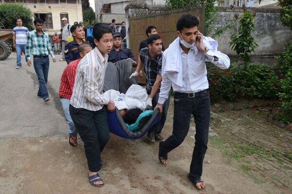 Nạn nhân thiên tai ở Nepal - Sputnik Việt Nam