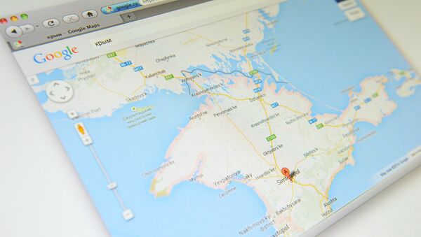 Crưm trên bản đồ Google Maps - Sputnik Việt Nam