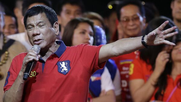Tổng thống Philippinesy Rodrigo Duterte - Sputnik Việt Nam