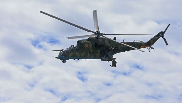 máy bay trực thăng tấn công Mi-35 - Sputnik Việt Nam