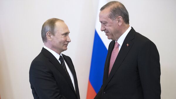 Vladimir Putin và Tayyip Erdogan - Sputnik Việt Nam