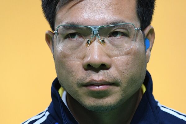 Hoàng Xuân Vinh trong cuộc thi bắn súng ngắn nam nội dung 50m tại Olympic Rio 2016. - Sputnik Việt Nam