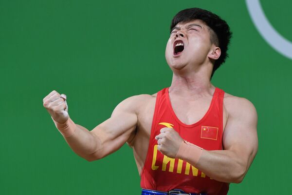 Lực sĩ đẩy tạ Lung Tsintsyuan (Trung Quốc) tại Thế vận hội mùa hè XXXI - Sputnik Việt Nam
