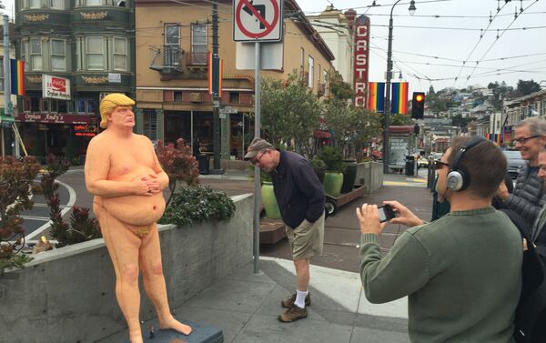 Tượng khỏa thân của Trump ở San Francisco - Sputnik Việt Nam