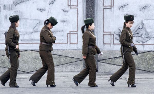 Các nữ chiến sĩ Bắc Triều Tiên - Sputnik Việt Nam