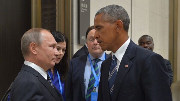 Tổng thống Nga Vladimir Putin và Tổng thống Hoa Kỳ Barack Obama - Sputnik Việt Nam
