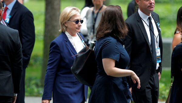 Hillary Clinton trong buổi lễ tưởng niệm các nạn nhân của vụ tấn công khủng bố ở New York - Sputnik Việt Nam