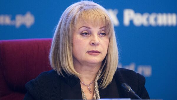 Người đứng đầu Ủy ban Bầu cử Trung ương của Liên bang Nga, bà Ella Pamfilova - Sputnik Việt Nam
