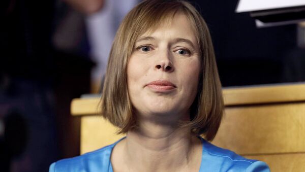 Tổng thống Estonia Kersti Kaljulaid - Sputnik Việt Nam