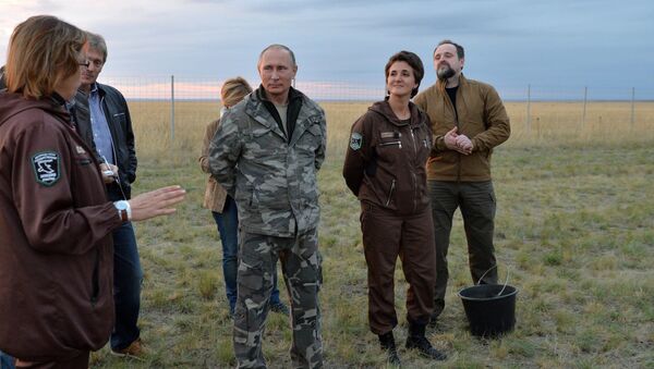 Tổng thống Nga Putin đã đến thăm khu bảo tồn thiên nhiên quốc gia Orenburgski - Sputnik Việt Nam