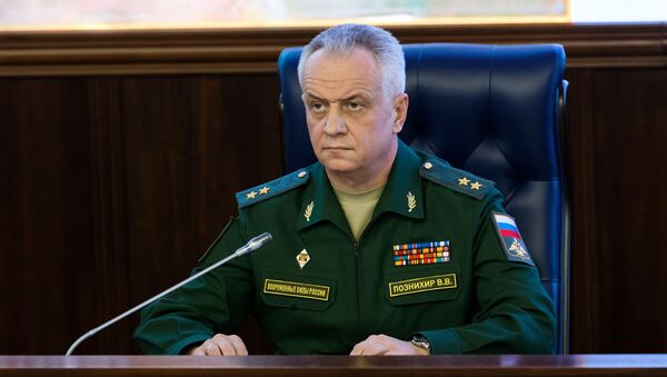 Phó Trưởng Ban chỉ huy Bộ Tổng tham mưu các lực lượng vũ trang Nga, Trung tướng Viktor Poznihir - Sputnik Việt Nam