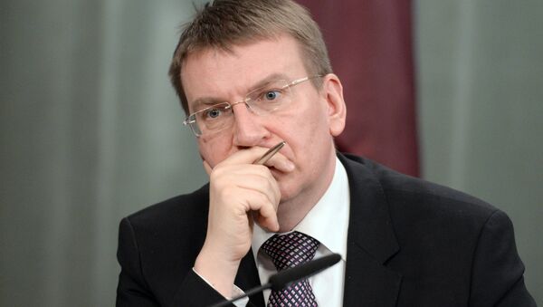 Người đứng đầu  Bộ Ngoại giao Latvia Edgar Rinkevich - Sputnik Việt Nam