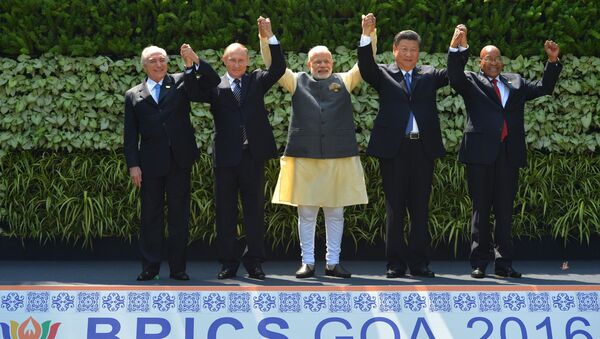 Các lãnh đạo của năm nước thành viên BRICS - Sputnik Việt Nam