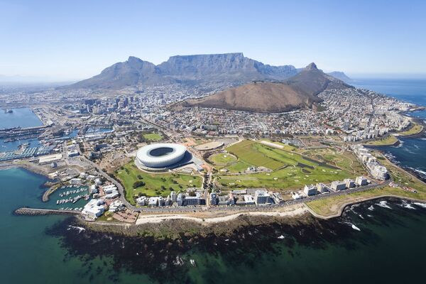 Quang cảnh thành phố Capetown của Nam Phi chụp từ trên không - Sputnik Việt Nam