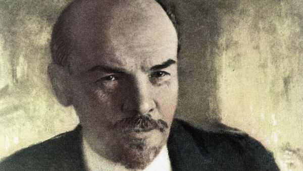 Hình ảnh của Lenin năm 1918 được tạo nên bởi họa sĩ Vladislav Izmailovich - Sputnik Việt Nam