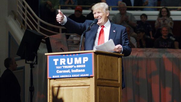 Designierter US-Präsident Donald Trump während der Wahlkampagne - Sputnik Việt Nam