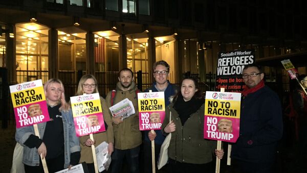 Anti-Trump Anti-Racism Protests in London - Sputnik Việt Nam