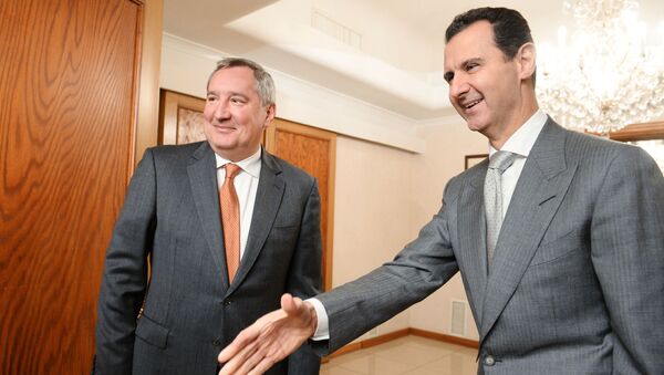 Tổng thống Syria Bashar Assad đã gặp với Phó Thủ tướng Nga Dmitry Rogozin - Sputnik Việt Nam