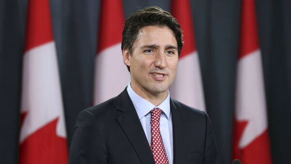 Canada's Liberal leader and Prime Minister-designate Justin Trudeau speaks during a news conference in Ottawa, Ontario, October 20, 2015 - Sputnik Việt Nam