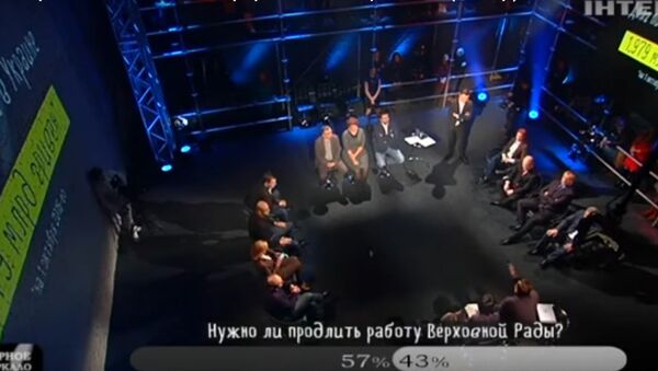 Bê bối trên truyền hình Ukraina - Sputnik Việt Nam
