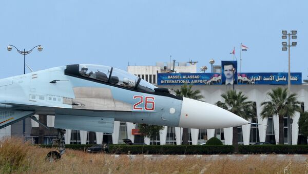Máy bay Nga tại sân bay Hmeymim ở Syria - Sputnik Việt Nam