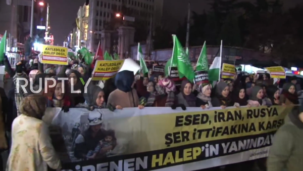 biểu tình chống Nga ở Istanbul - Sputnik Việt Nam