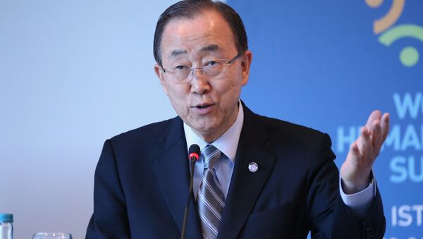 Генеральный секретарь ООН Пан Ги Мун - Sputnik Việt Nam