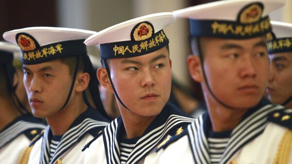 Thành viên thủy thủ đoàn Hạm đội Hải quân Trung Quốc - Sputnik Việt Nam