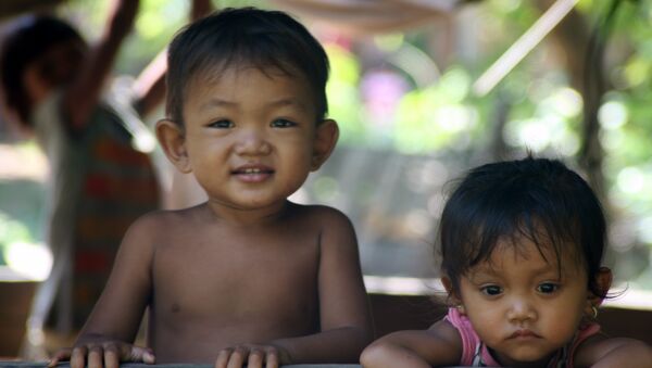 trẻ em ở Campuchia - Sputnik Việt Nam