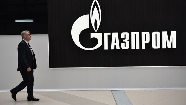 Стенд компании Газпром на Международном инвестиционном форуме в Сочи - Sputnik Việt Nam