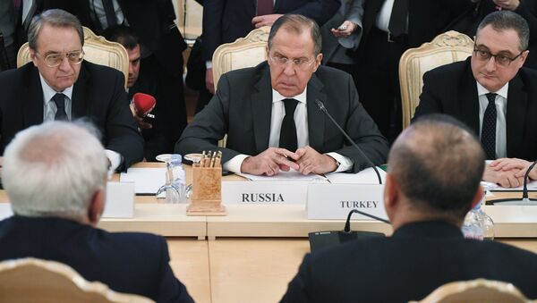 Сuộc họp các bộ trưởng ngoại giao của Nga, Iran và Thổ Nhĩ Kỳ - Sputnik Việt Nam