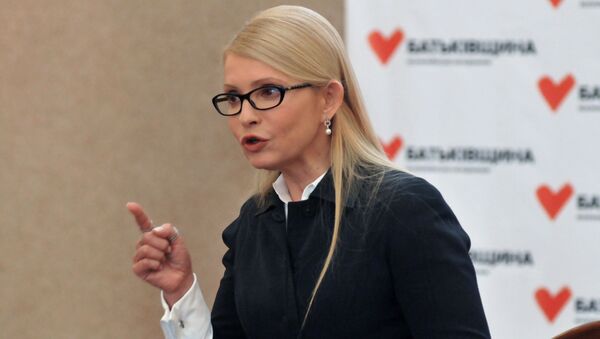 Nhà lãnh đạo của đảng chính trị Batkivshchina Yulia Tymoshenko - Sputnik Việt Nam