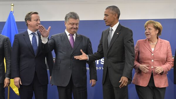Pyotr Poroshenko và Barack Obama - Sputnik Việt Nam