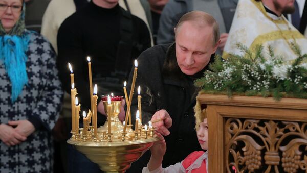Tổng thống Putin chúc mừng dân Nga nhân lễ Giáng sinh của Chính thống giáo - Sputnik Việt Nam