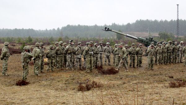 tập trận quân sự NATO ở Latvia - Sputnik Việt Nam