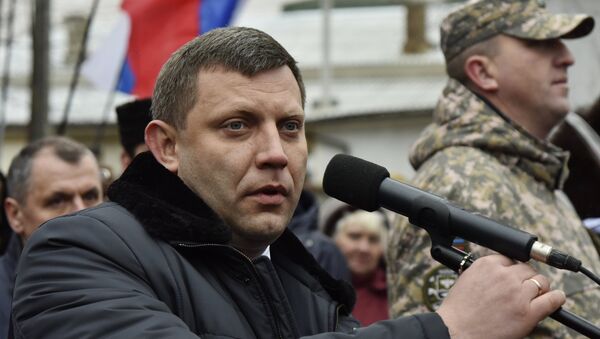 Người đứng đầu Cộng hòa nhân dân tự xưng Donetsk Alexander Zakharchenko - Sputnik Việt Nam