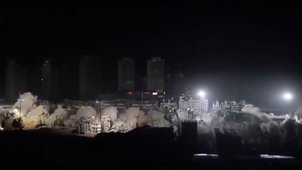 Truyền thông: ở Trung Quốc nổ tung 19 tòa nhà trong 10 giây (video) - Sputnik Việt Nam