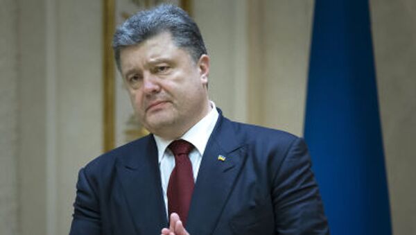 Tổng thống Ukraine Petro Poroshenko - Sputnik Việt Nam