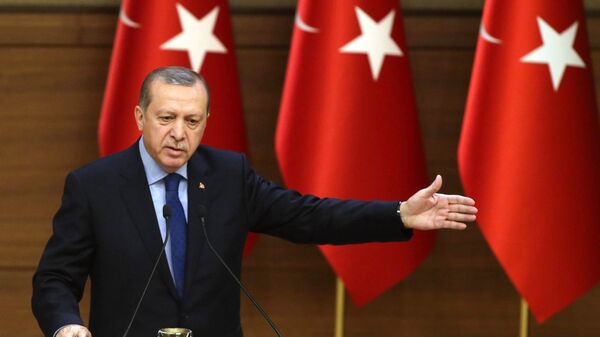 Tổng thống Thổ Nhĩ Kỳ Recep Tayyip Erdogan  - Sputnik Việt Nam