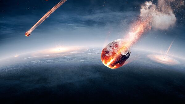 Горящие метеориты в атмосфере Земли - Sputnik Việt Nam