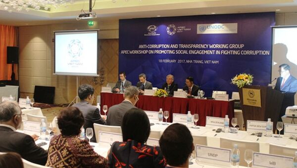 Nhóm công tác của APEC 2017 về chống tham nhũng và minh bạch hóa (ACTWG) - Hội thảo về nâng cao tham gia của xã hội vào chống tham nhũng - Sputnik Việt Nam