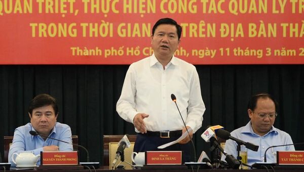 Bí thư Thành ủy TP.HCM Đinh La Thăng - Sputnik Việt Nam