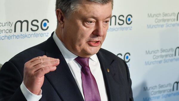 Tổng thống Ukraina Petro Poroshenko - Sputnik Việt Nam