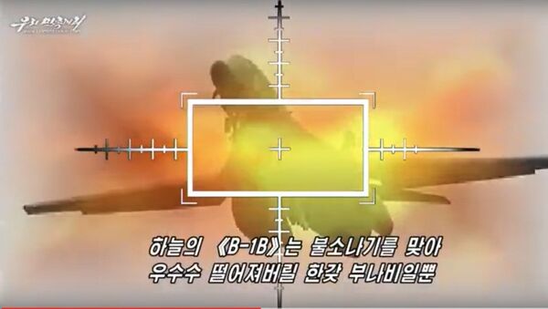 Tại Bắc Triều Tiên xuất hiện đoạn video quay cảnh tiêu diệt tàu sân bay Mỹ - Sputnik Việt Nam