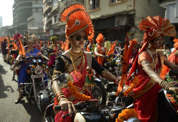 Ấn Độ. Mumbai. Lễ hội “Gudhi Padwa” – Năm Mới Hindu. - Sputnik Việt Nam