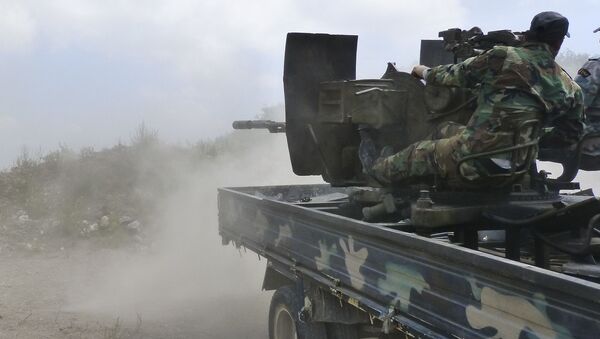 Quân đội Syria tấn công vào thành trì chính của chiến binh ở tỉnh Hama - Sputnik Việt Nam