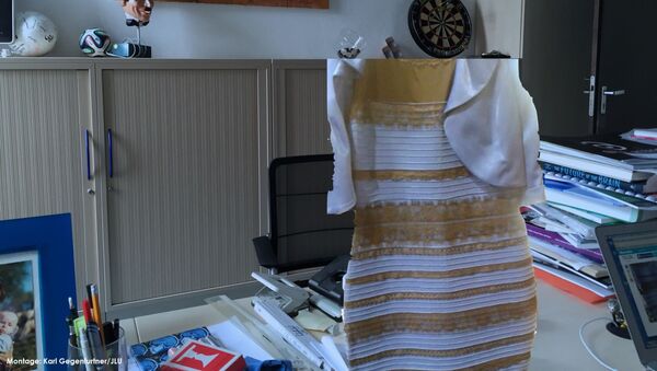 Фотография, на которой знаменитое платье из Tumblr кажется бело-золотым или черно-голубым - Sputnik Việt Nam