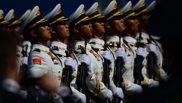 Các quân nhân Trung Quốc trong lễ Duyệt binh kỷ niệm Chiến thắng trên Hồng trường, Moskva - Sputnik Việt Nam